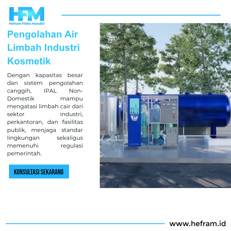 Pengolahan Air Limbah Industri Kosmetik